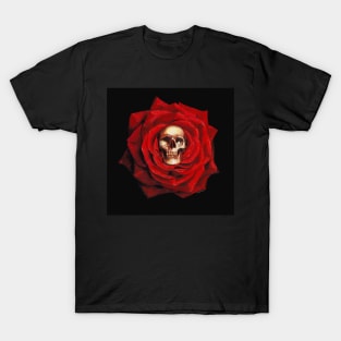 Ansekenamun - 'Bloom' Rose Skull T-Shirt